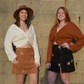 Nashville Stars Suede Skirt (Camel)