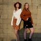 Nashville Stars Suede Skirt (Camel)