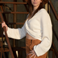 Nashville Stars Suede Skirt (Camel)