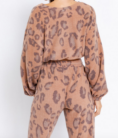 Cheetah Girl V-Neck Top