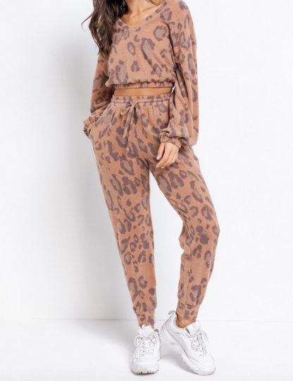 Cheetah Girl V-Neck Top