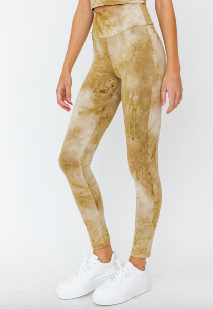 Tie Dye Knit Leggings