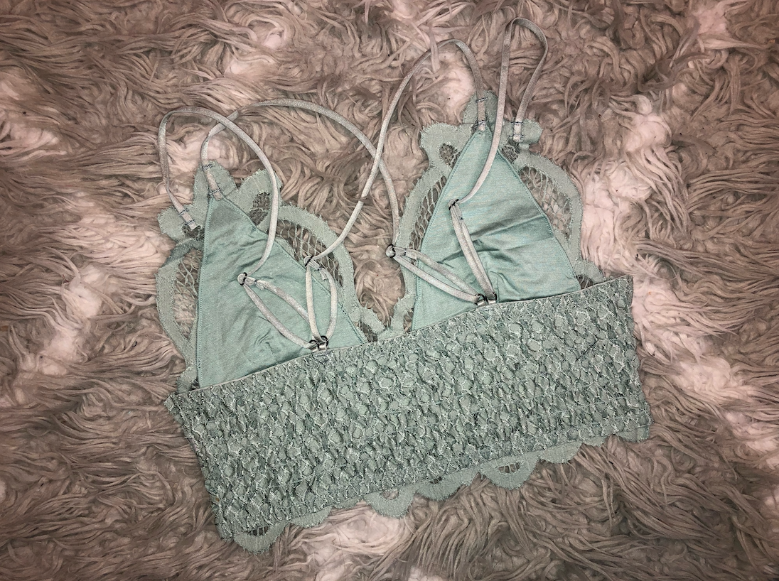 Crochet Lace Longline Bralette (3 Colors)