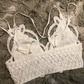 Crochet Lace Longline Bralette (3 Colors)