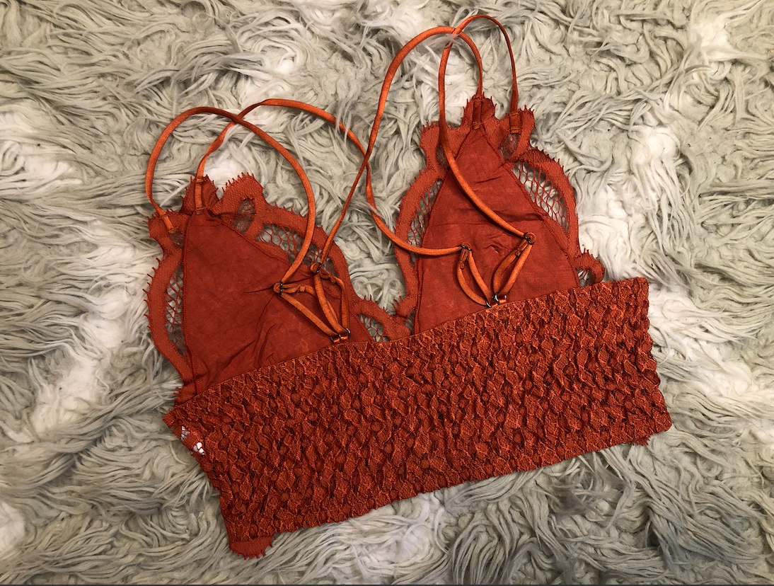 Crochet Lace Longline Bralette (3 Colors)