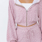 Cheetah Sista Cropped Hoodie