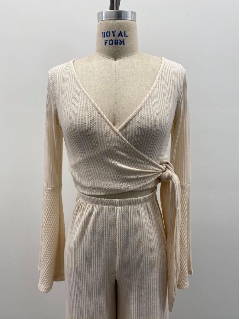 Wrap It Up Flare Top