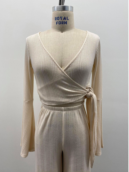 Wrap It Up Flare Top