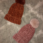 Chenille Pom Pom Beanie (2 Colors)