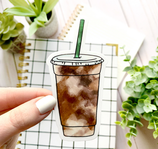 Iced Coffee Sticker