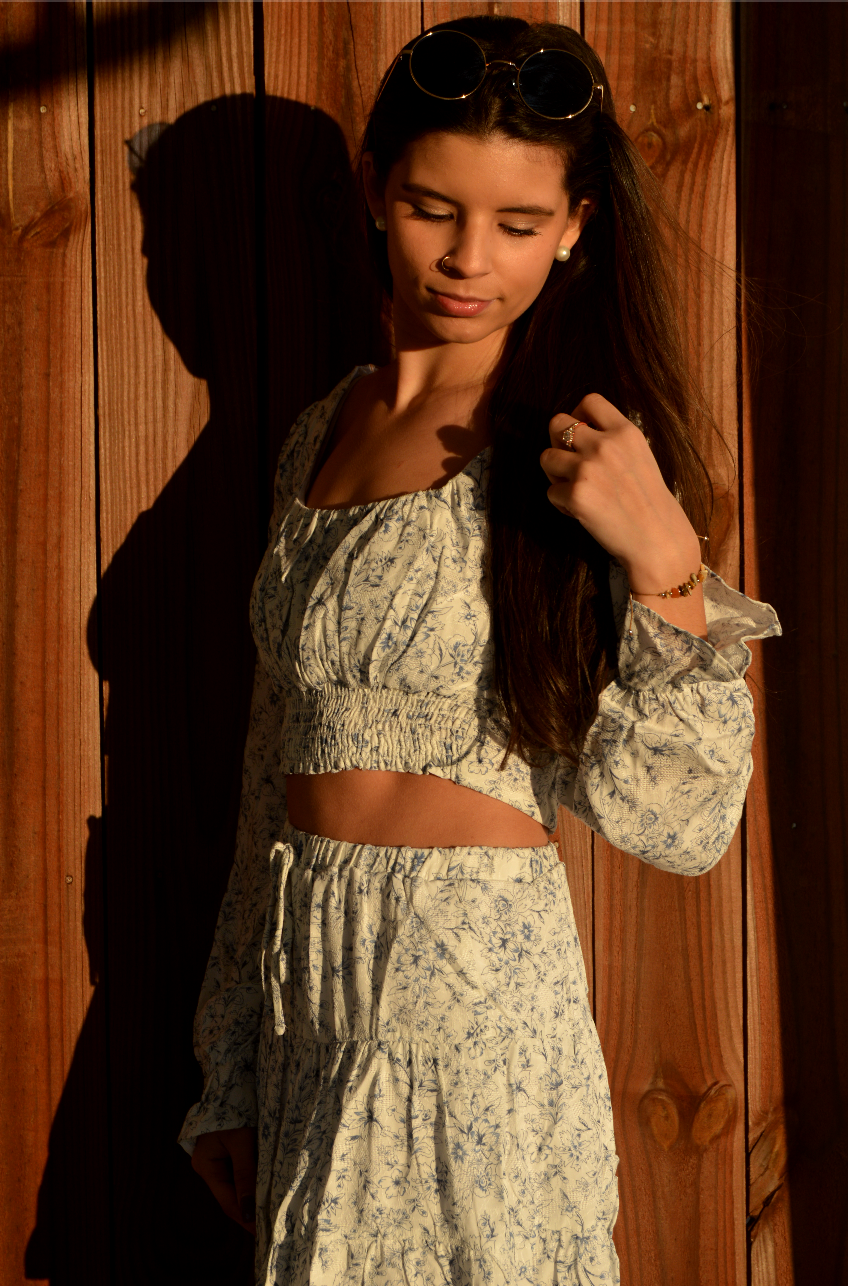 Floral Crop Top