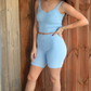 Powder Blue Fuzz Cami