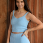 Powder Blue Fuzz Cami