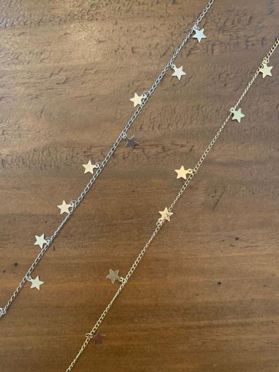 Star Choker Necklace (Silver)