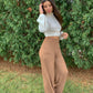 Home Sweet Home Ribbed Pants (Camel)