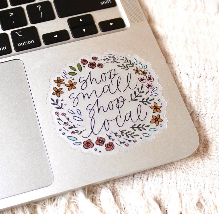 Shop Small, Shop Local Sticker