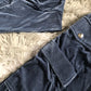 Ocean Blue Corduroy Cargo Pants