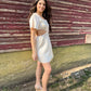 Florally Invited Cutout Dress