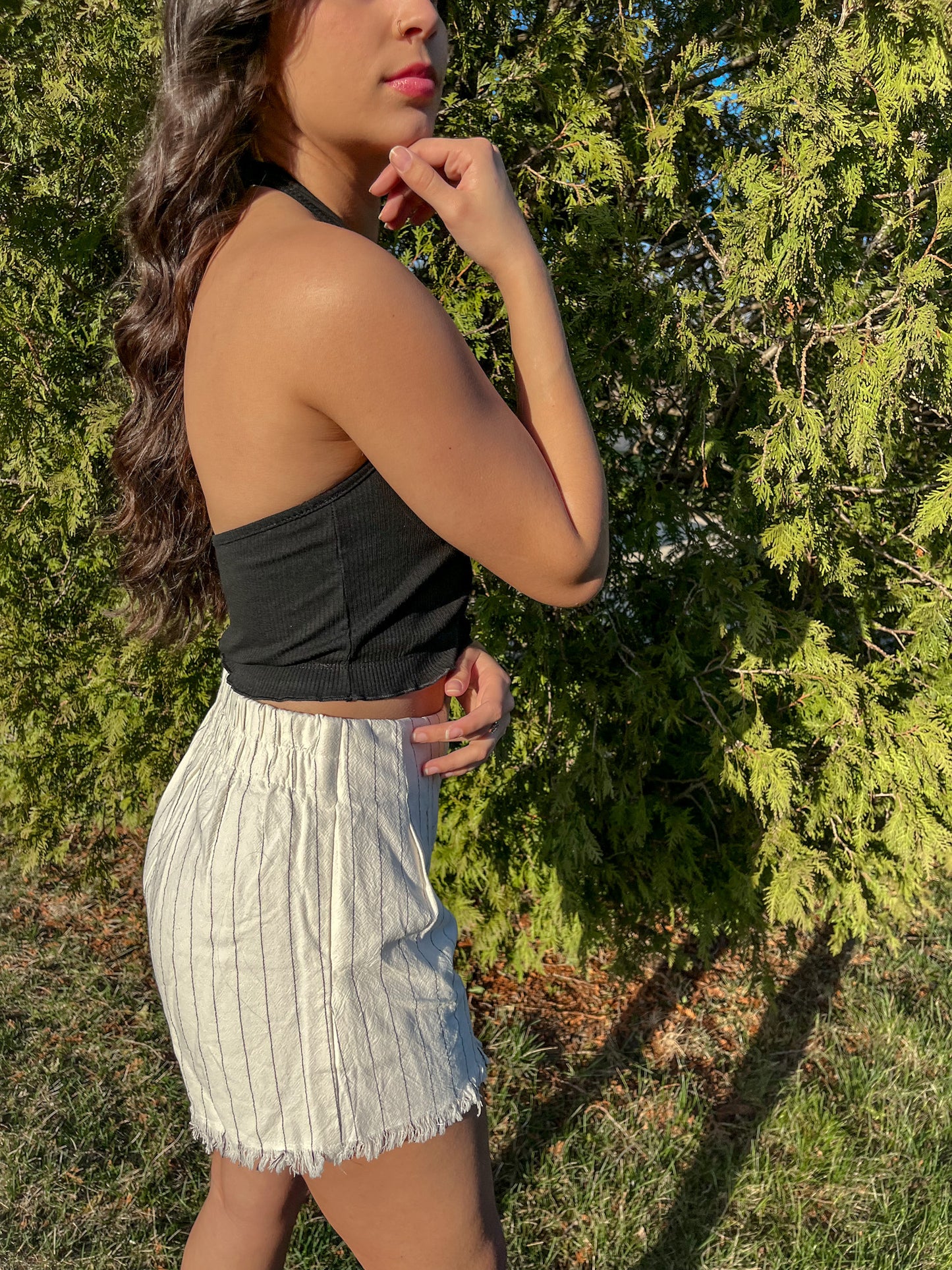 Picture This Halter Top (Black)