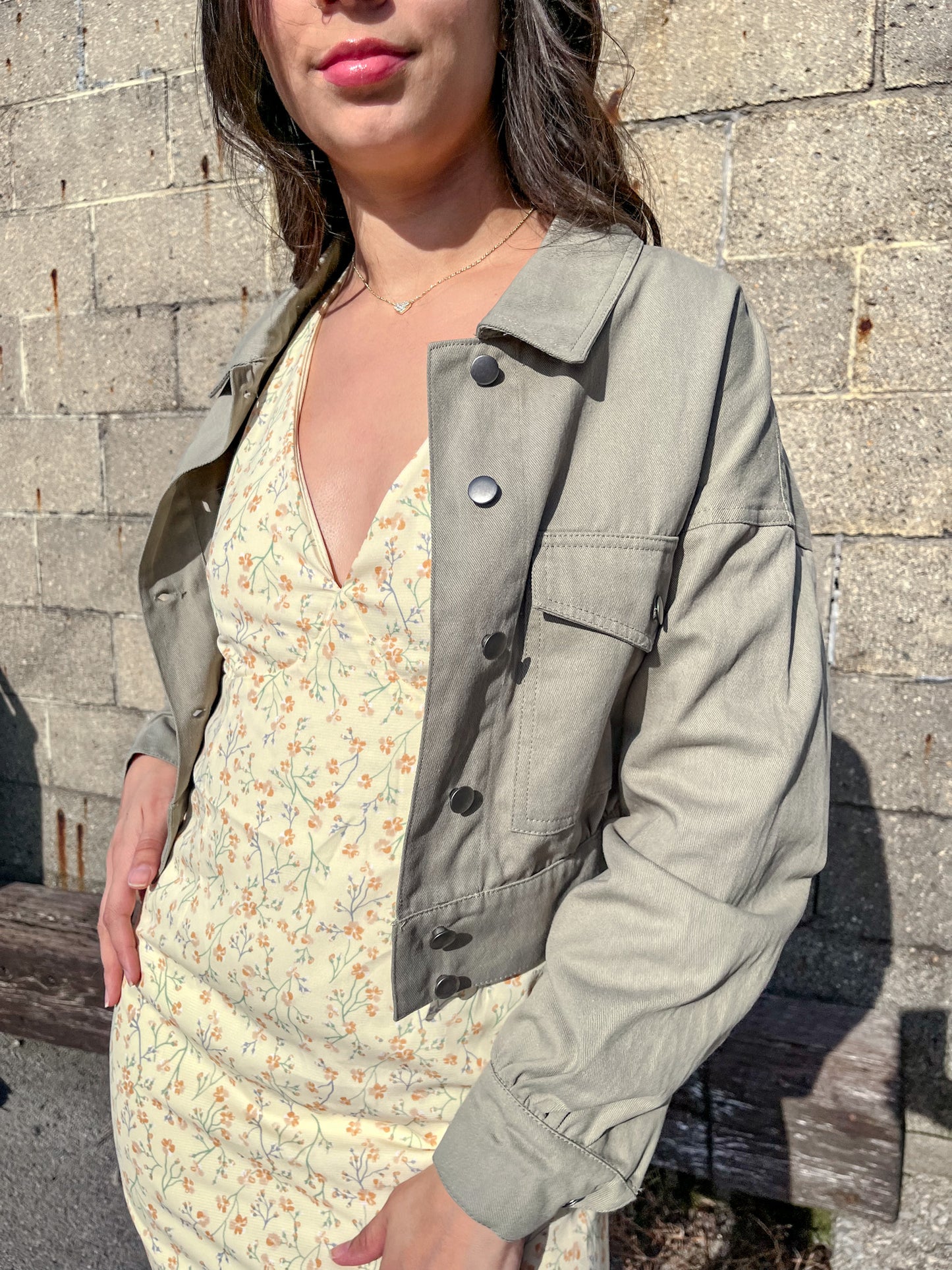 Olive Leaves Jacket