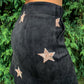 Nashville Stars Suede Skirt (Black)