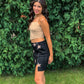 Nashville Stars Suede Skirt (Black)