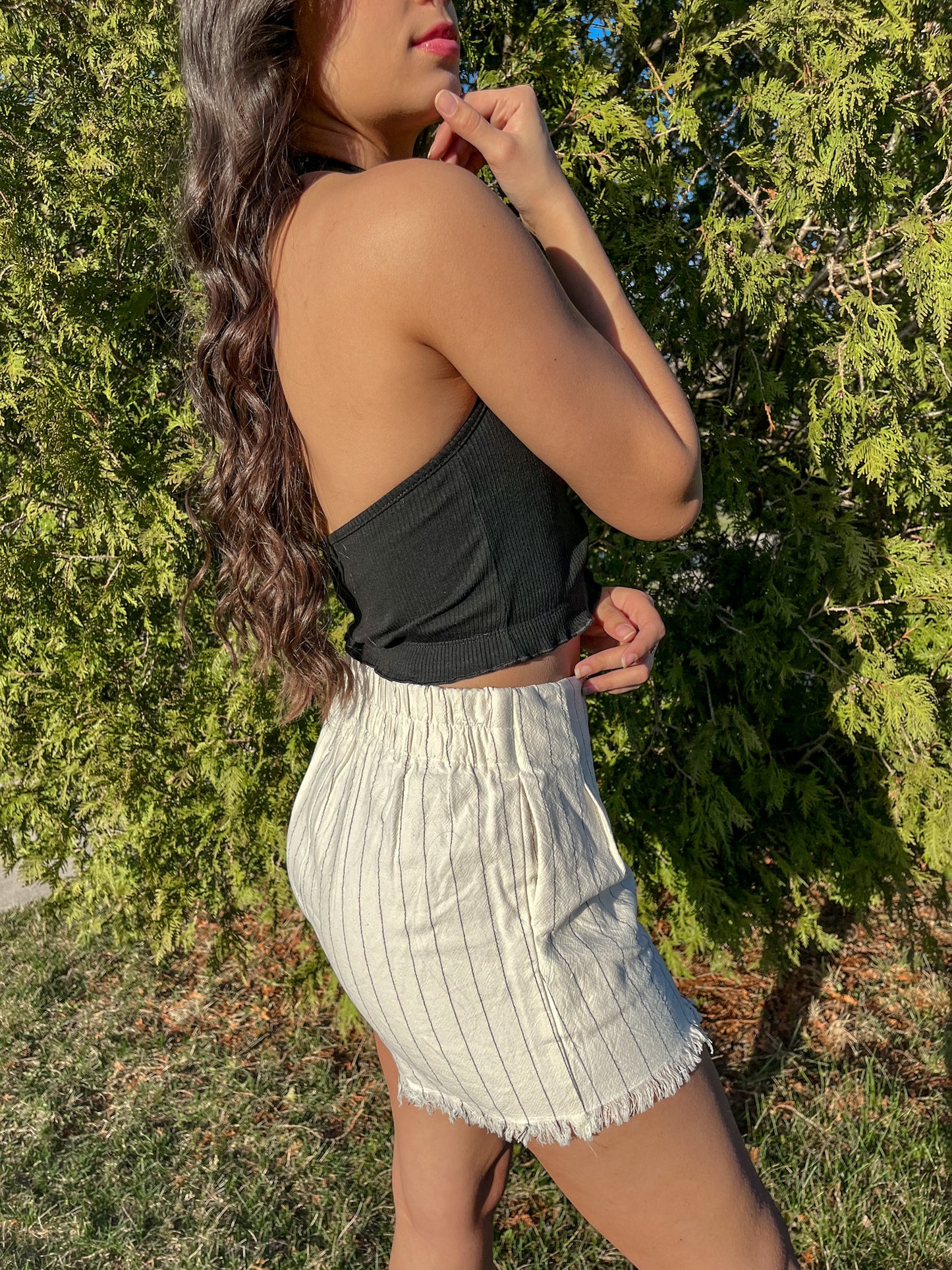 Picture This Halter Top (Black)