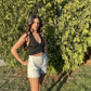 Picture This Halter Top (Black)