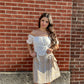 Out On the Town Top (Ivory)