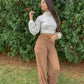 Home Sweet Home Ribbed Pants (Camel)