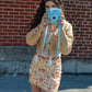 Feeling Edgy Retro Floral Skirt