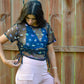 Butterfly Kisses Mesh Top