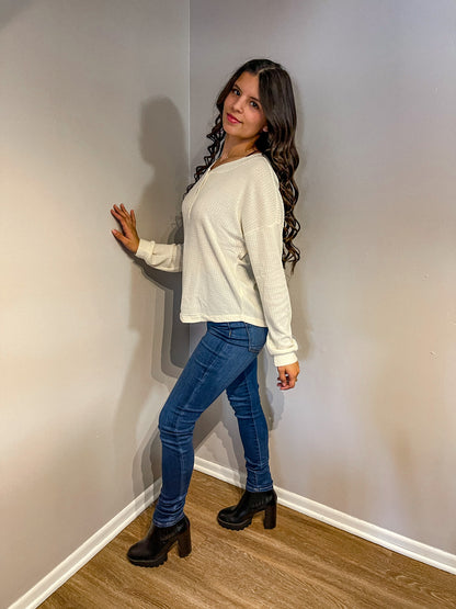 Keep It Casual Top (Stone)