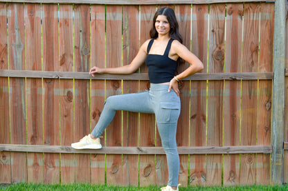 Luna Gray Leggings