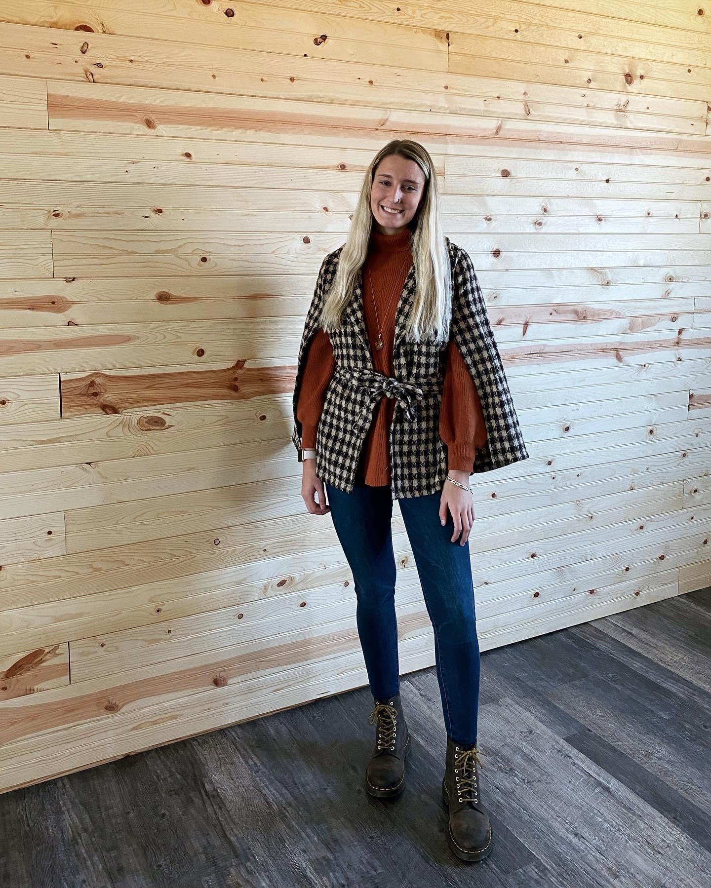 All a Dream Cape Coat (Brown)