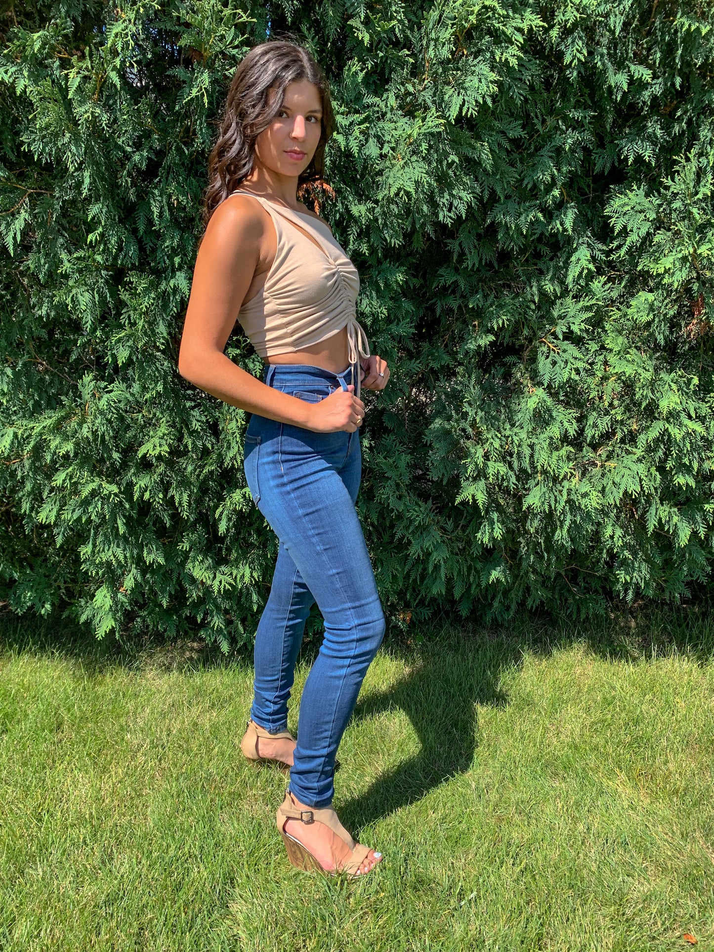 High Waist Super Stretch Jeans Junior