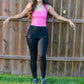Hot In Pink Ribbed Cami