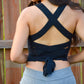 Obsidian Black Ribbed Cami