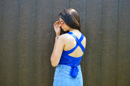 Cotton Candy Skies Ribbed Cami