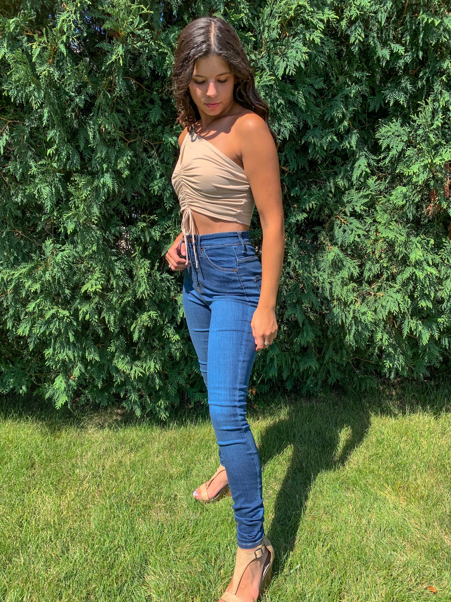 High Waist Super Stretch Jeans Junior