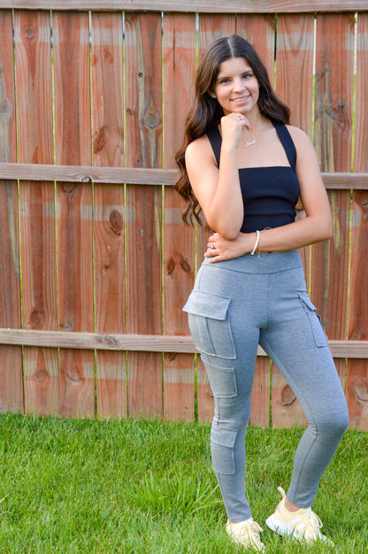 Luna Gray Leggings