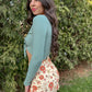 Feeling Edgy Retro Floral Skirt