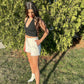 Picture This Halter Top (Black)
