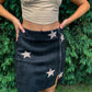 Nashville Stars Suede Skirt (Black)