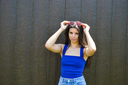 Cotton Candy Skies Ribbed Cami