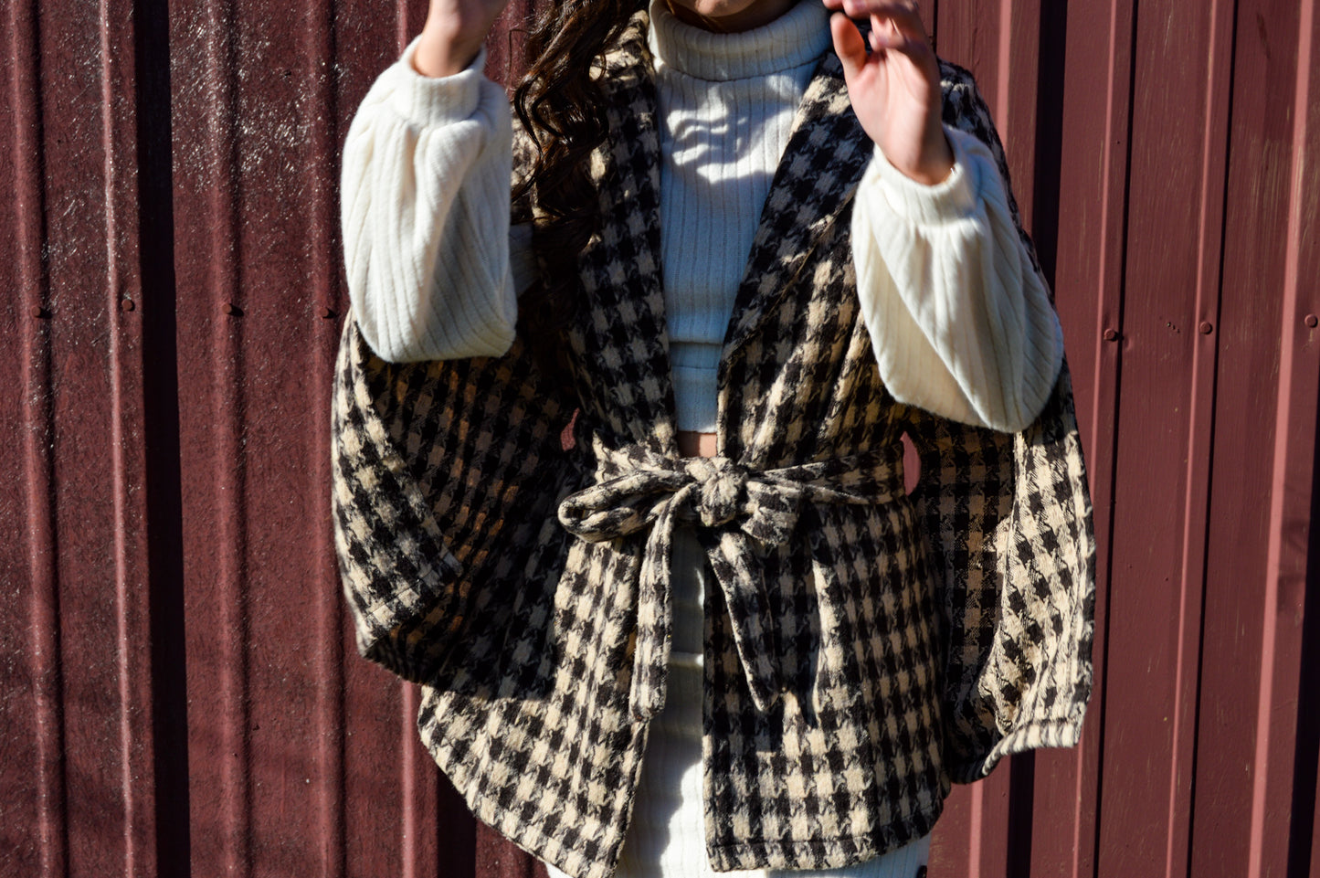 All a Dream Cape Coat (Brown)