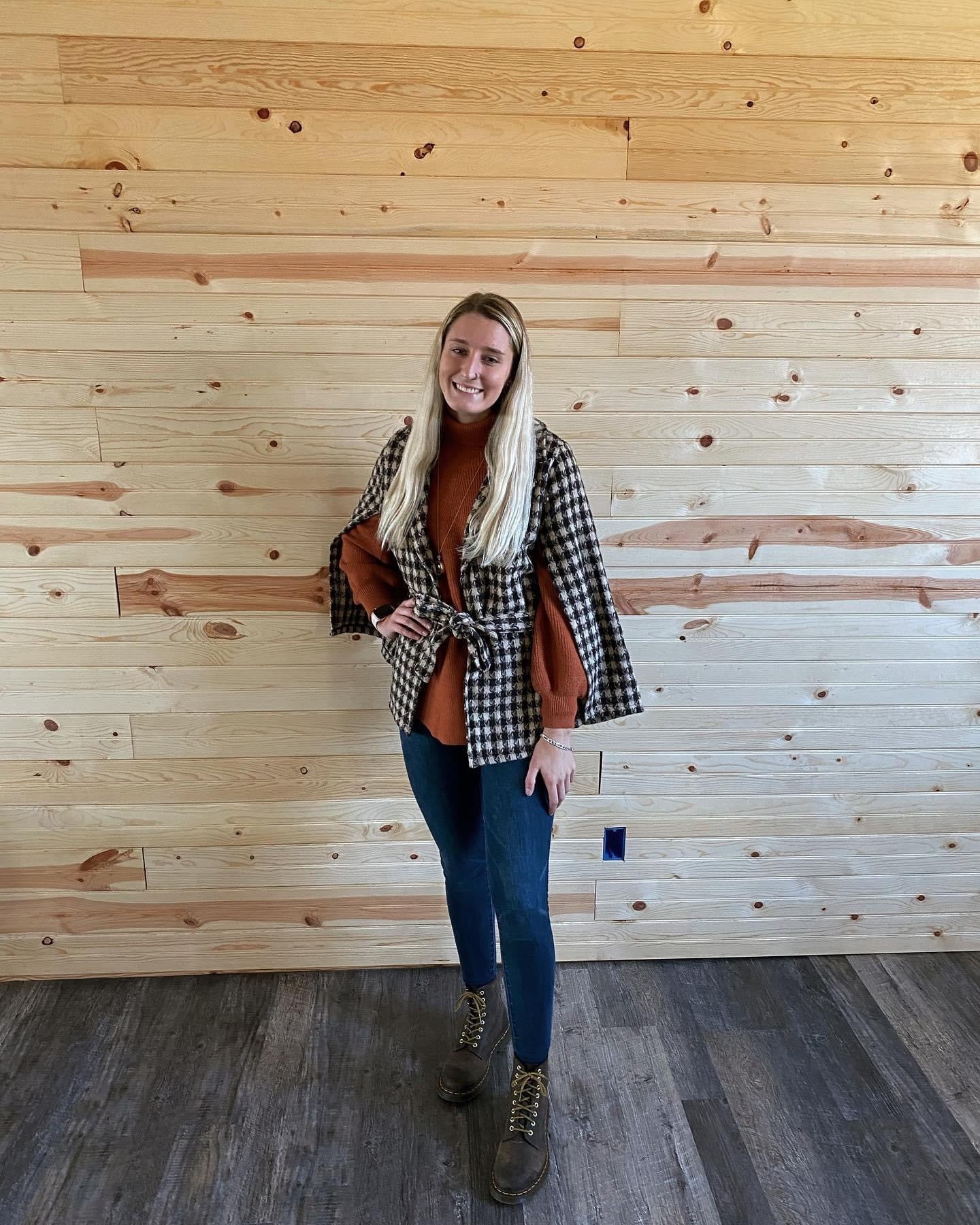 All a Dream Cape Coat (Brown)