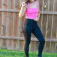 Hot In Pink Ribbed Cami