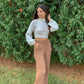 Home Sweet Home Ribbed Pants (Camel)