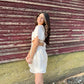 Florally Invited Cutout Dress